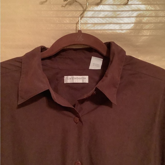 LIZ CLAIBORNE~SILK BLOUSE~SIZE 12 - Picture 2 of 4